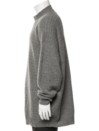 Neiman Marcus Cashmere Mock Neck Pullover