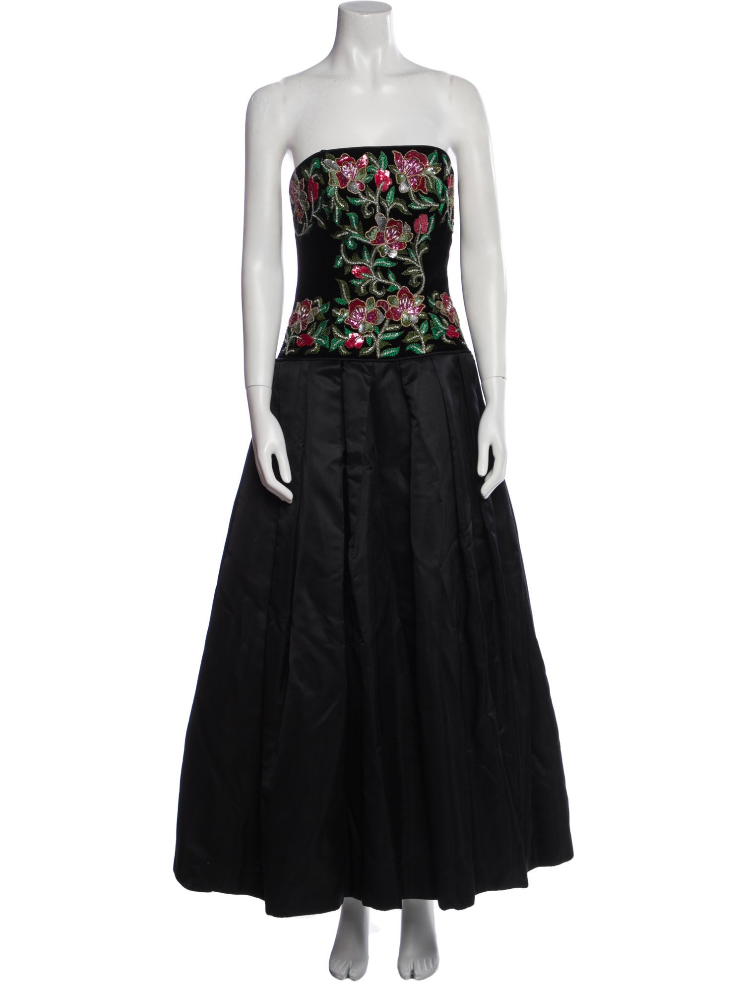 Neiman Marcus Silk Long Dress