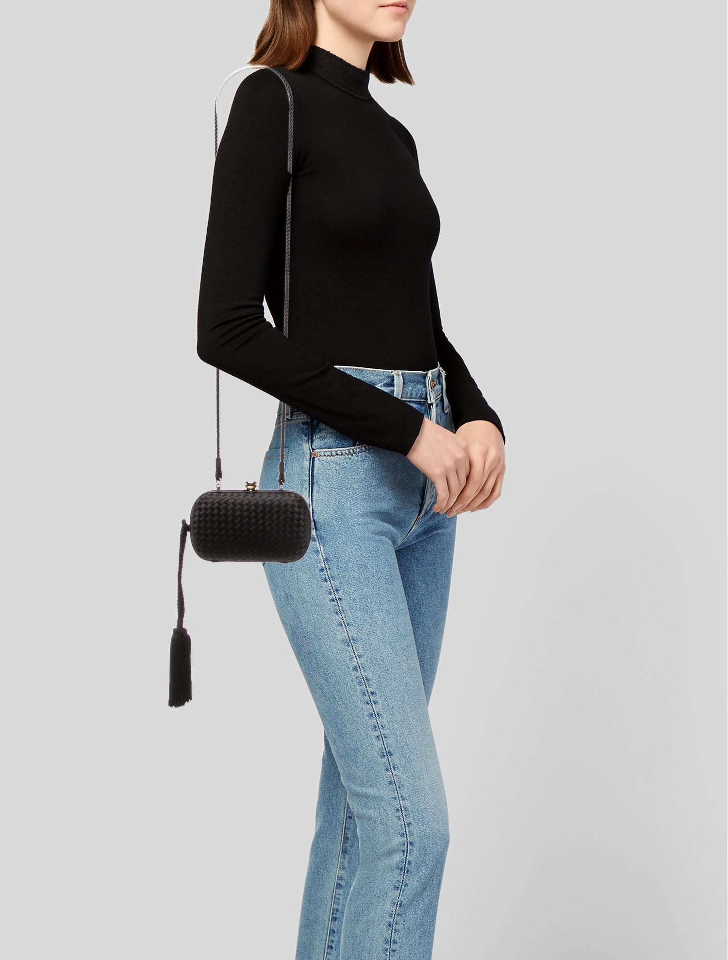 Neiman Marcus Satin Evening Bag