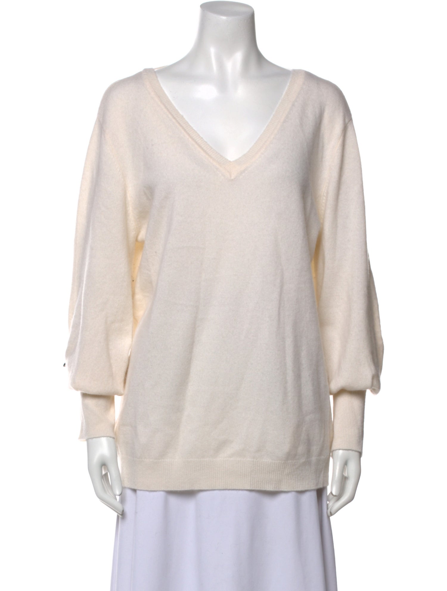 Neiman Marcus Cashmere V-Neck Sweater