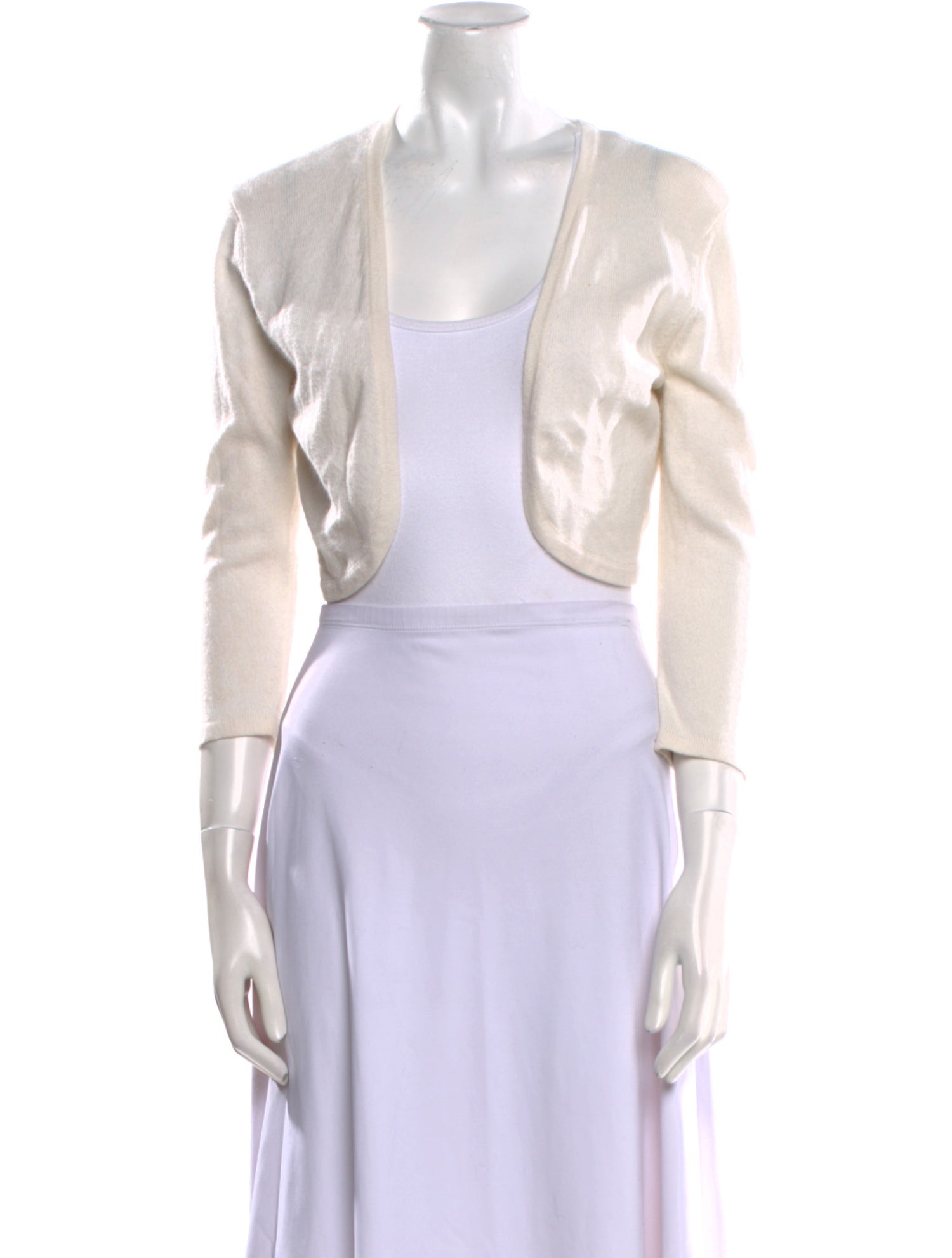 Neiman Marcus Open Front Sweater