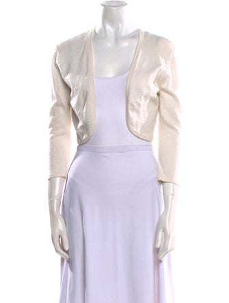 Neiman Marcus Open Front Sweater