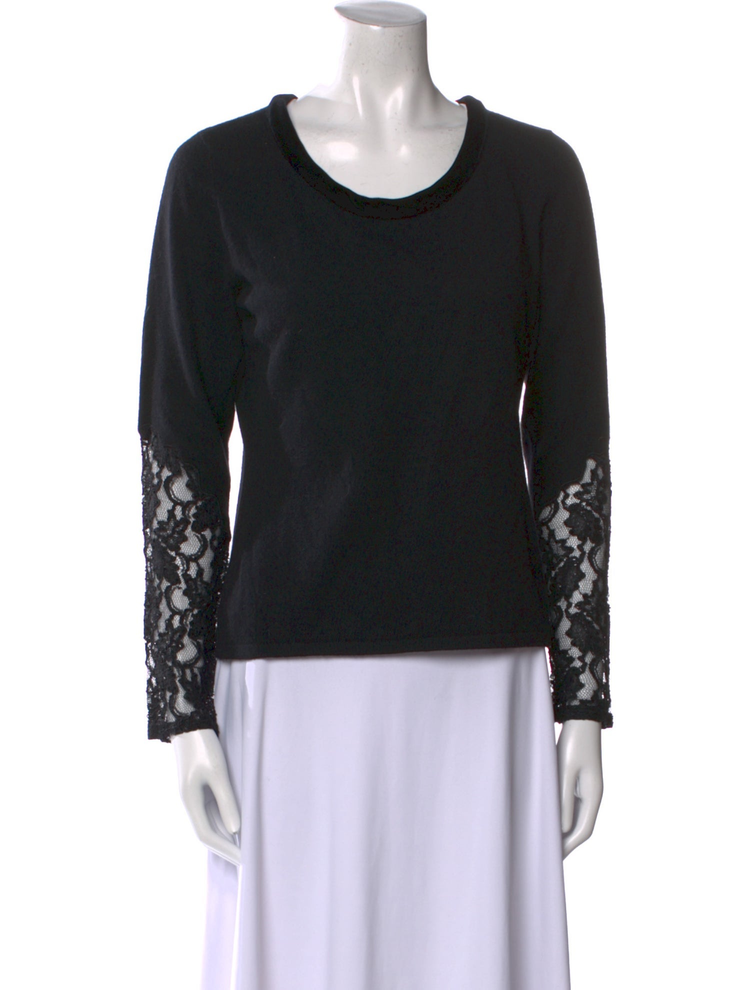 Neiman Marcus Cashmere Scoop Neck Sweater