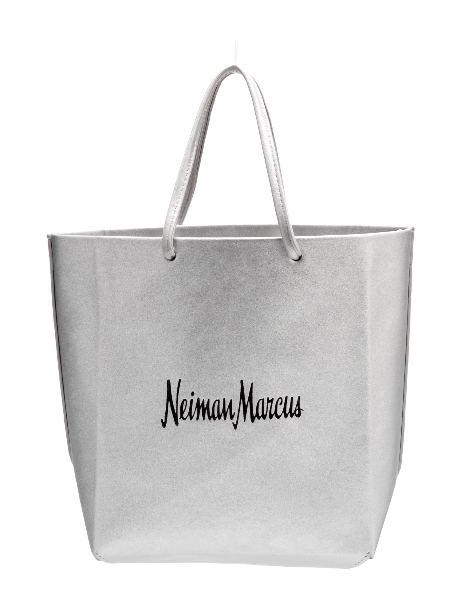 Neiman Marcus Leather Top Handle Bag