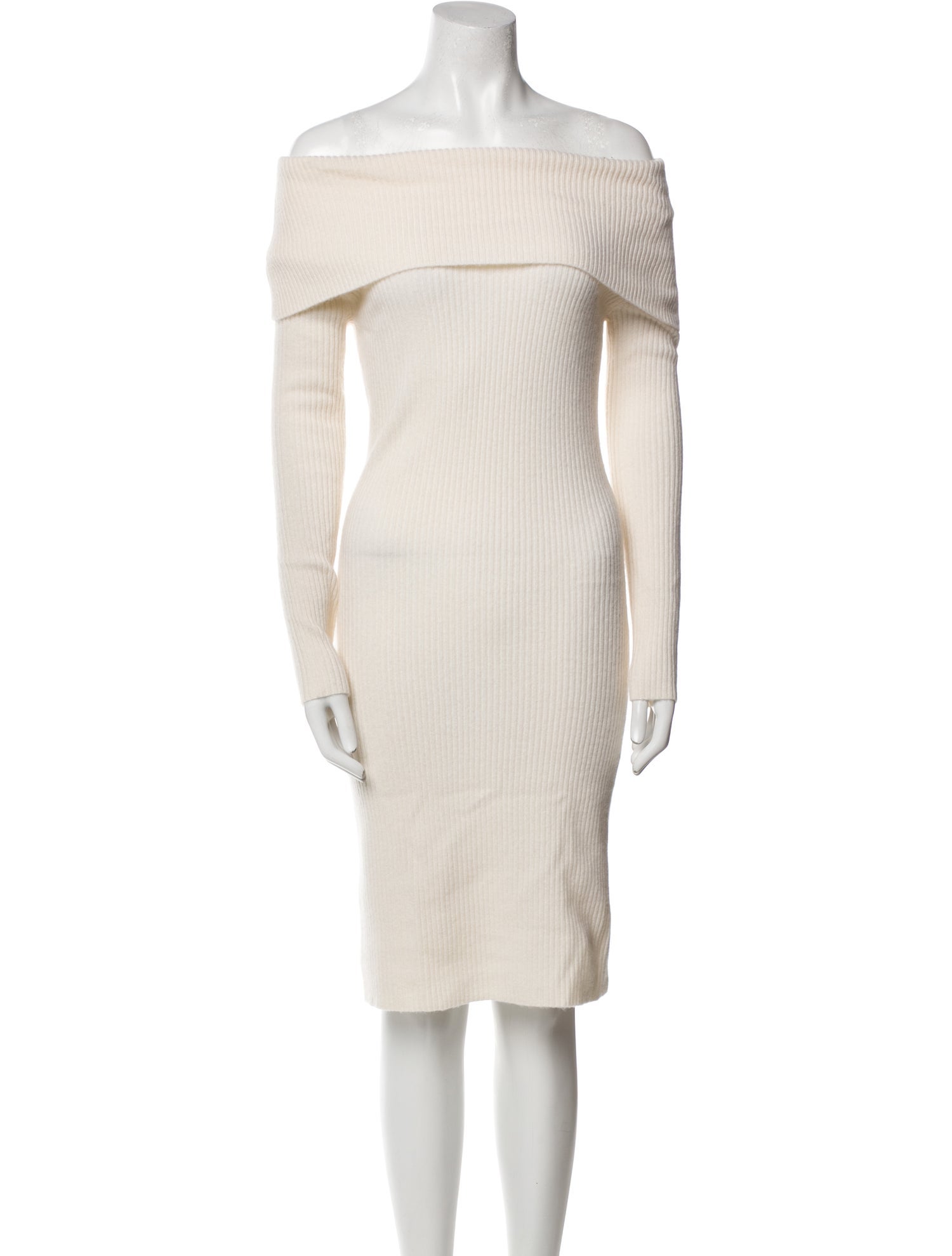 Neiman Marcus Cashmere Knee-Length Dress