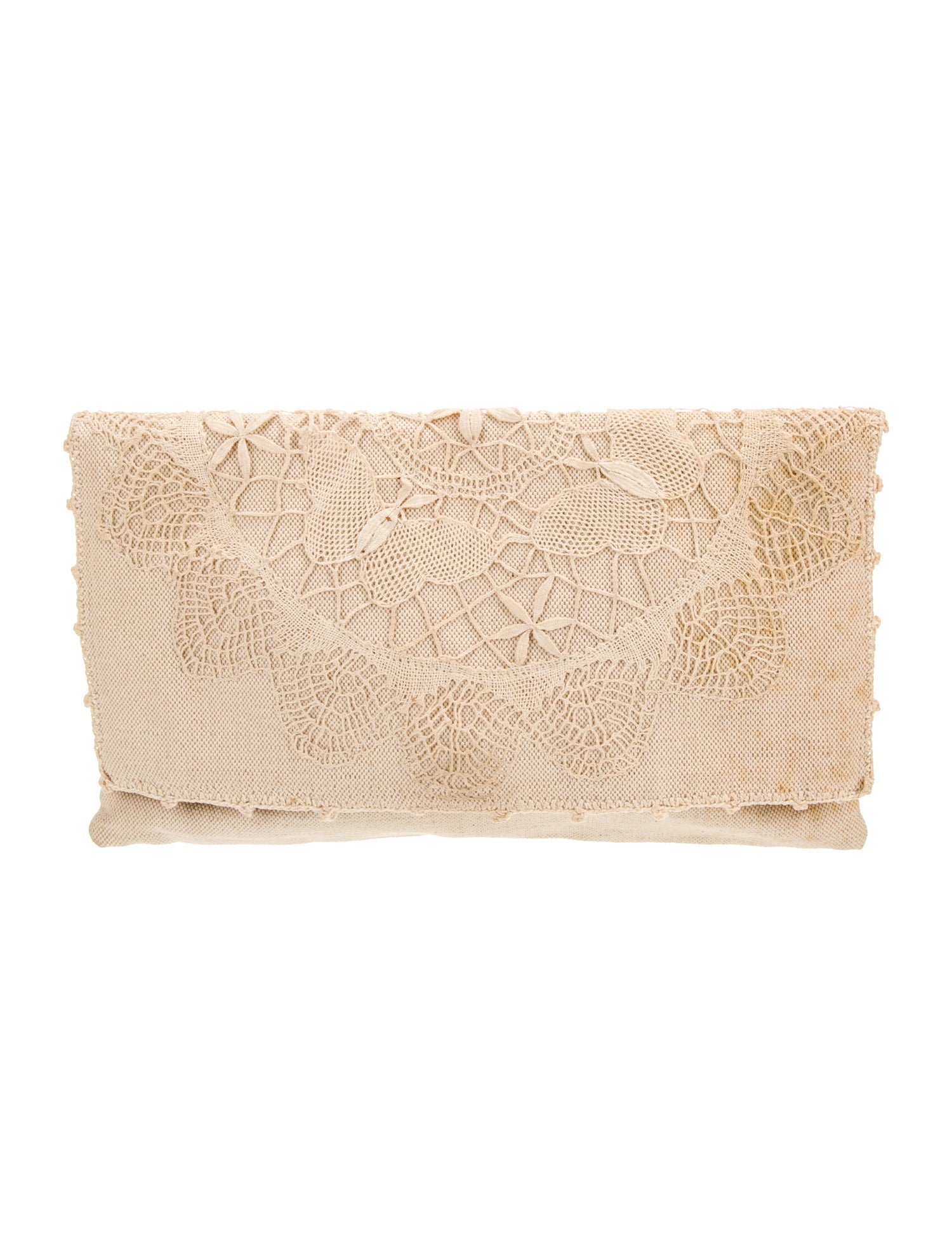 Neiman Marcus Canvas Clutch