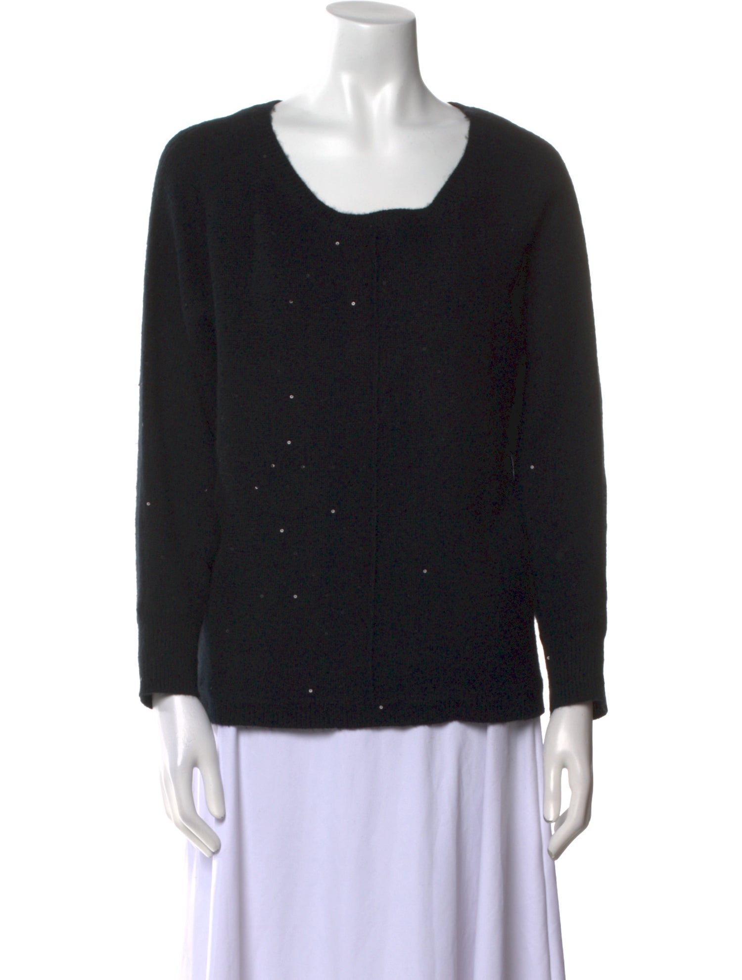 Neiman Marcus Cashmere Scoop Neck Sweater