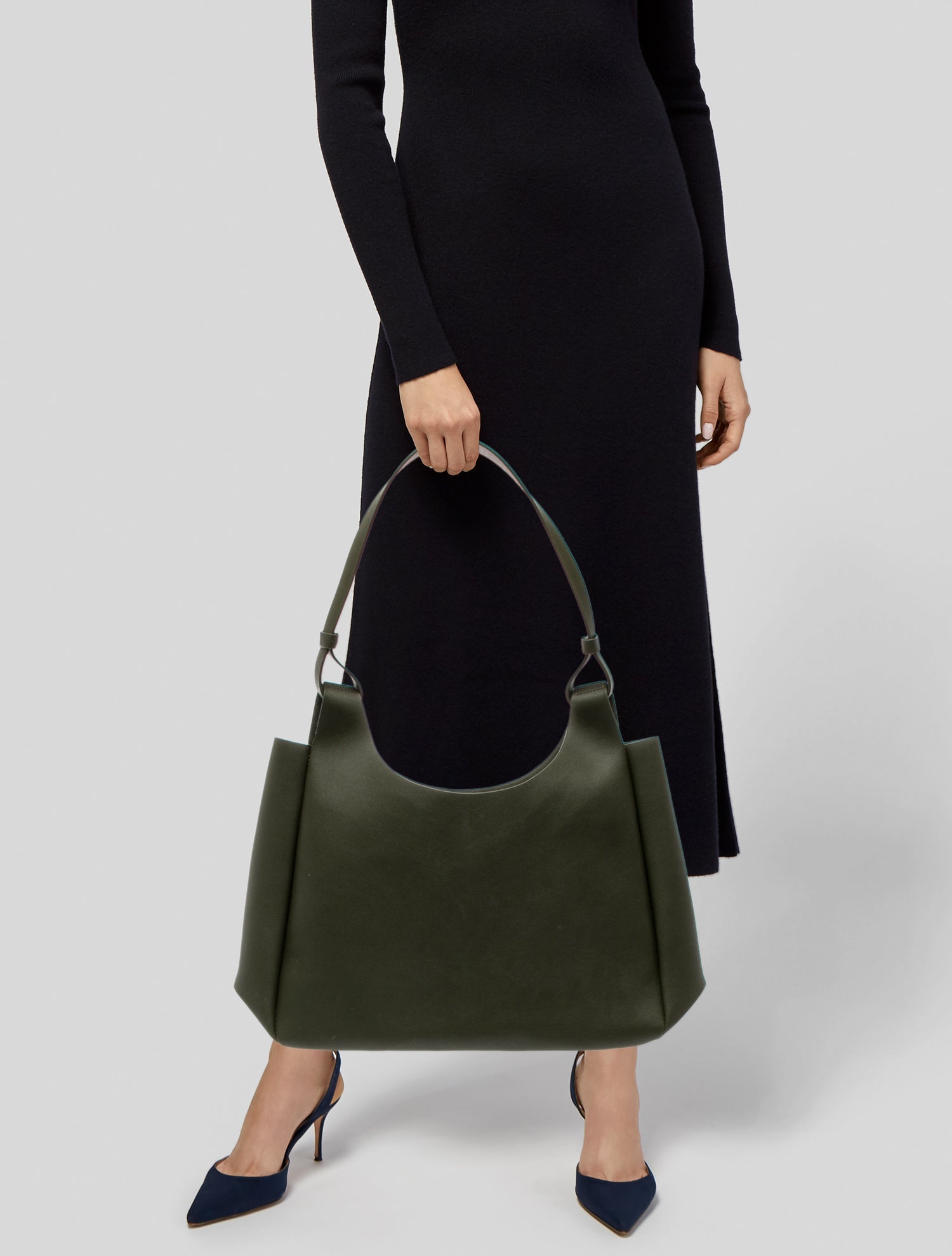 Neiman Marcus Leather Hobo