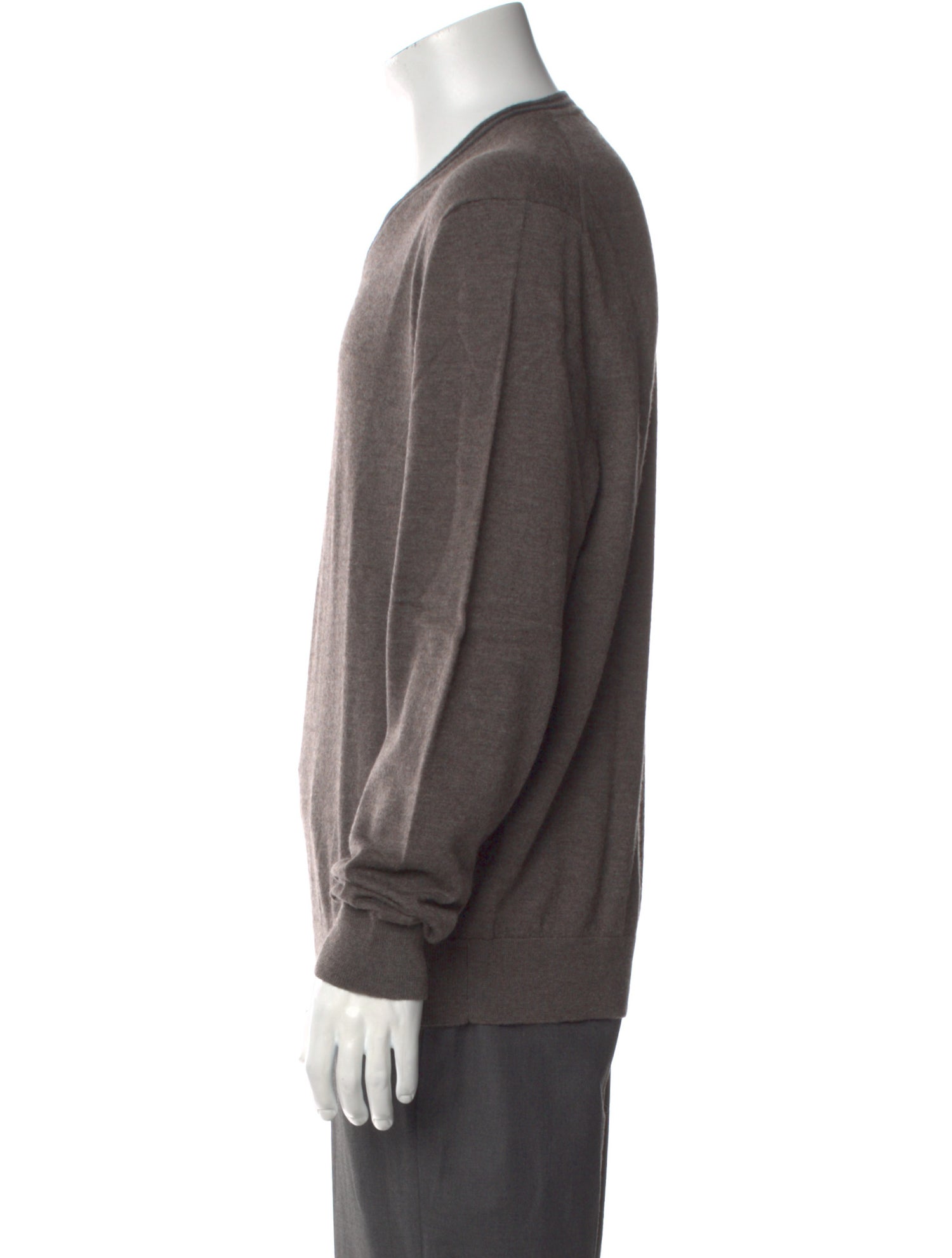 Neiman Marcus Cashmere V-Neck Pullover