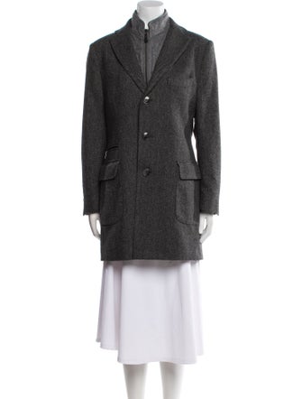 Neiman Marcus Wool Peacoat
