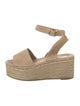 Neiman Marcus Suede Espadrilles