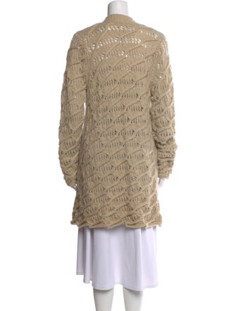 Neiman Marcus Cashmere Open Front Sweater