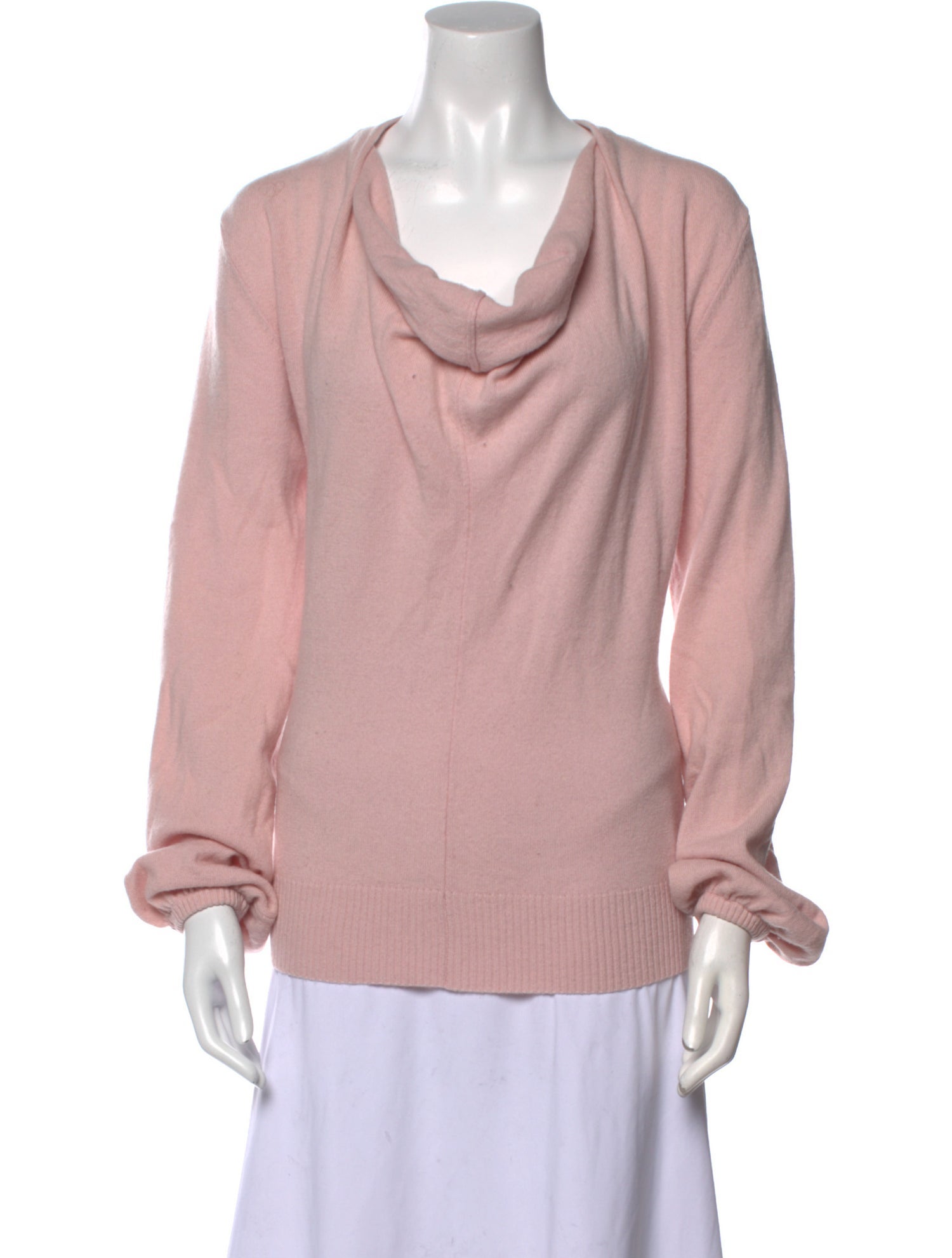 Neiman Marcus Cashmere Cowl Neck Blouse