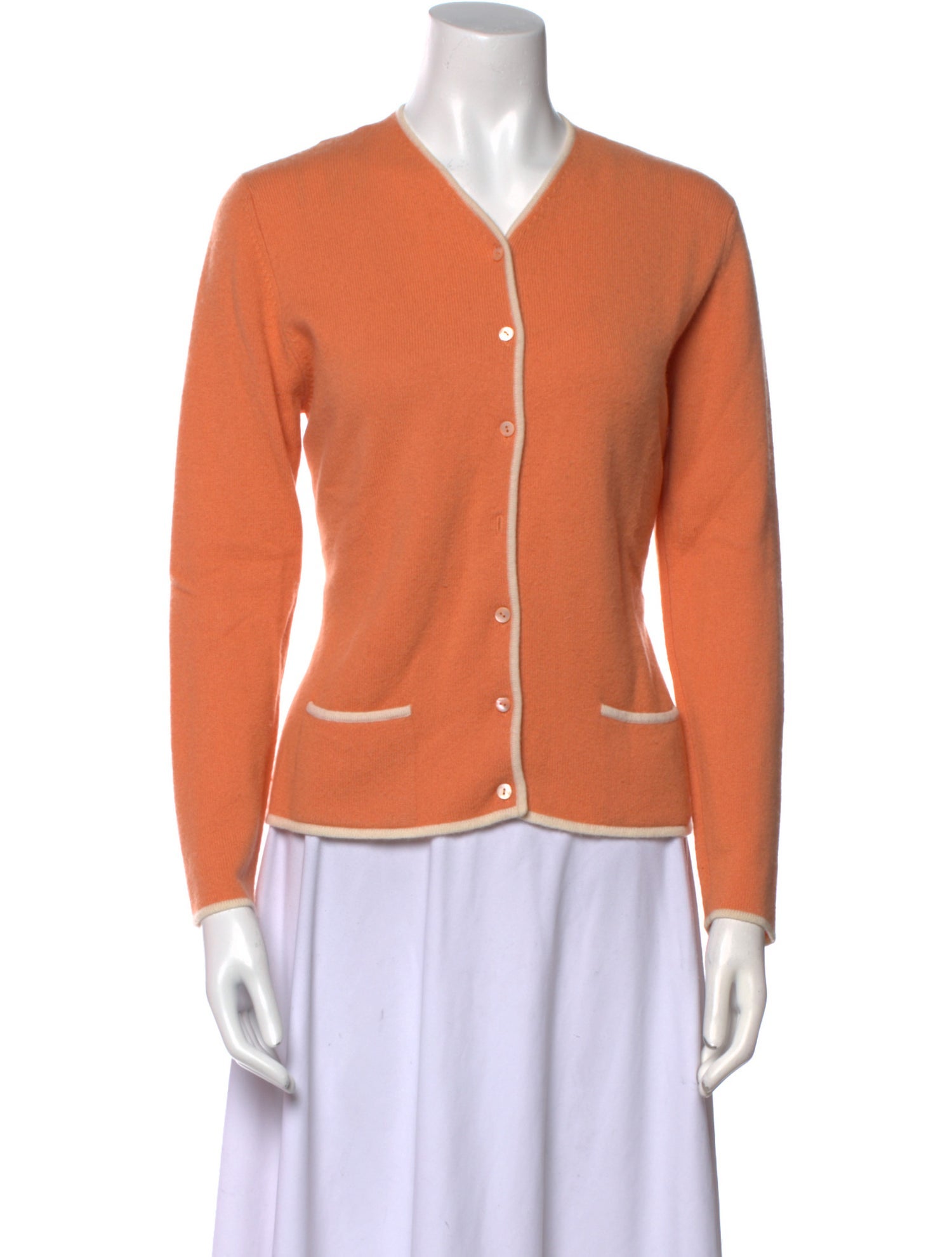 Neiman Marcus Cashmere V-Neck Sweater