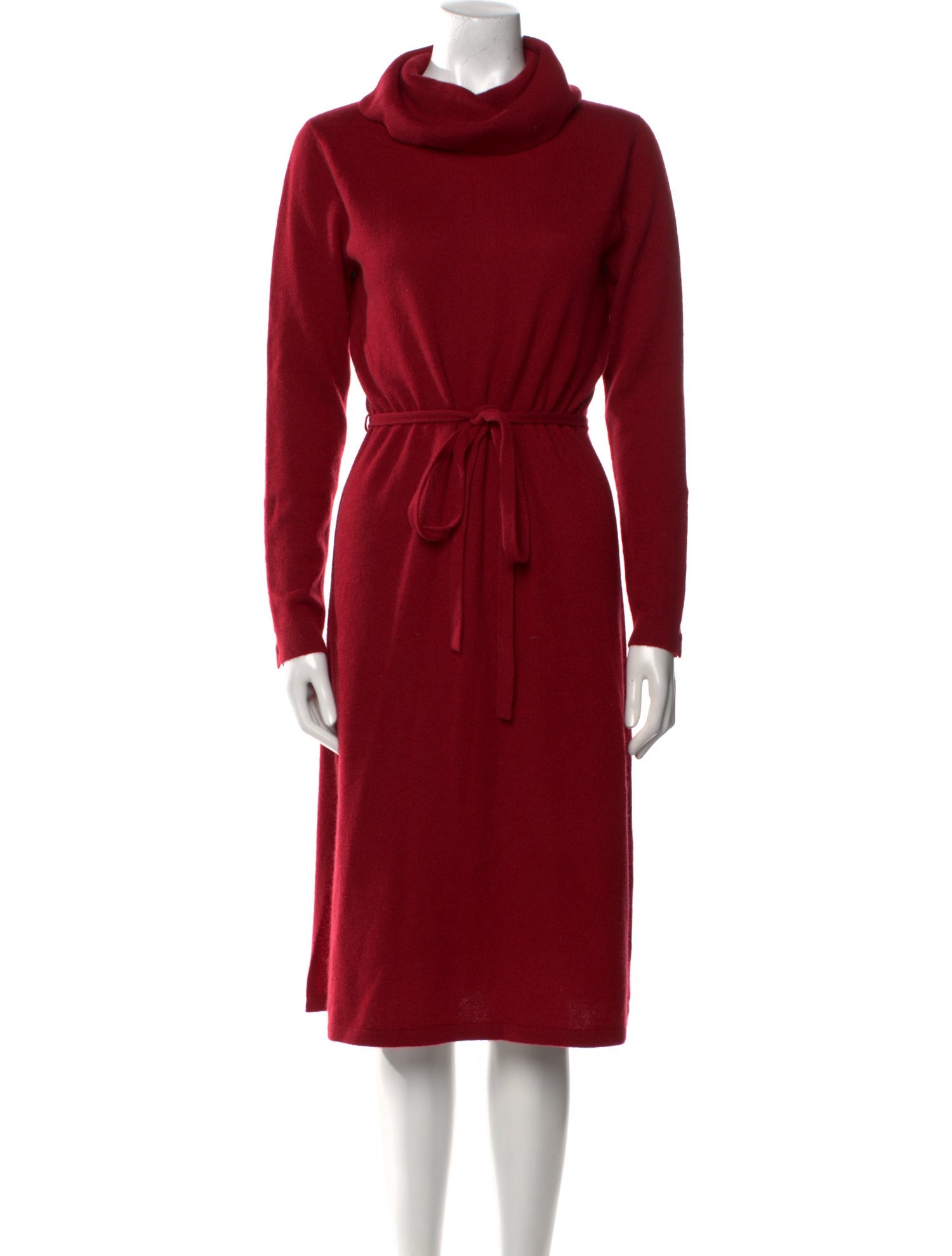 Neiman Marcus Cashmere Midi Length Dress