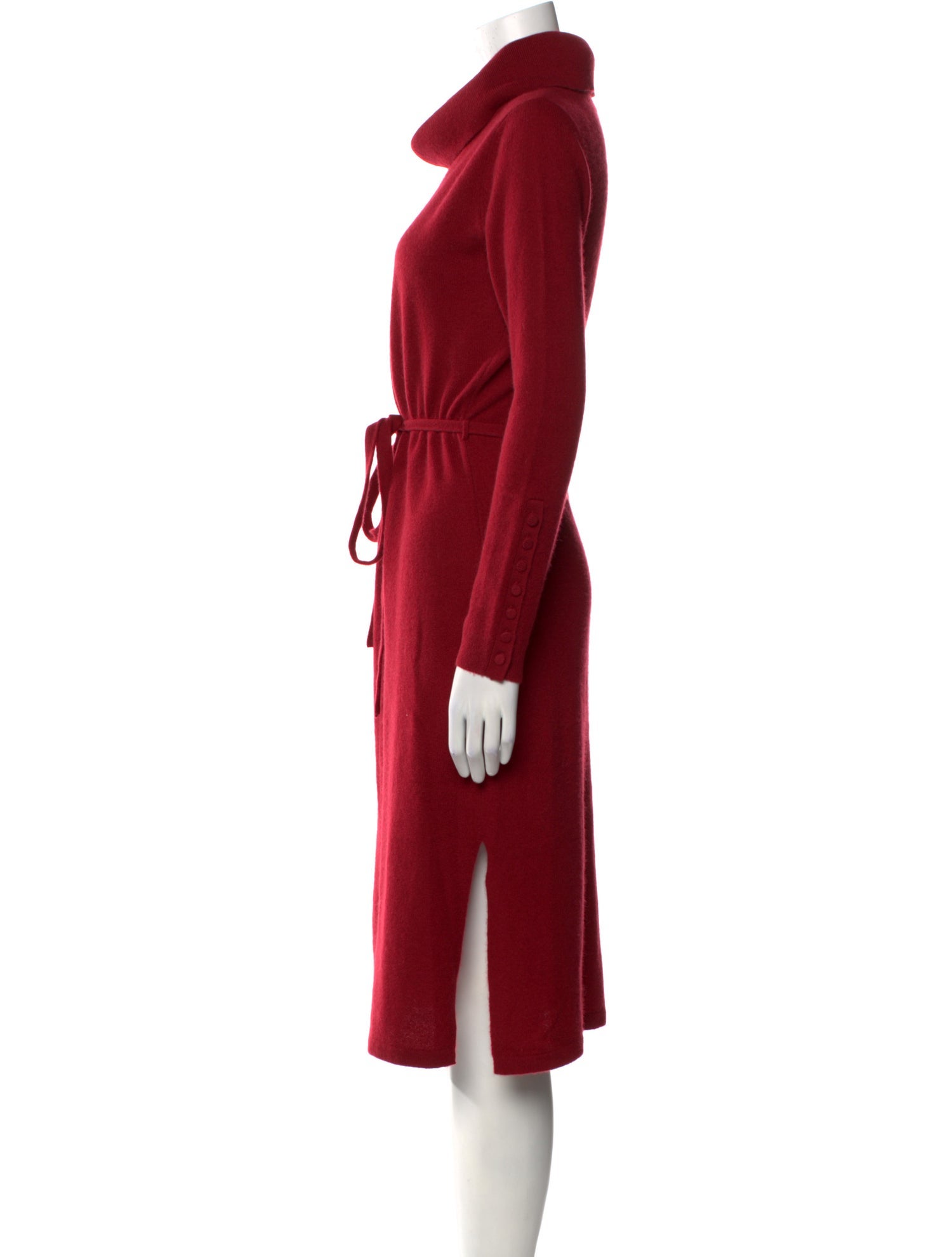 Neiman Marcus Cashmere Midi Length Dress