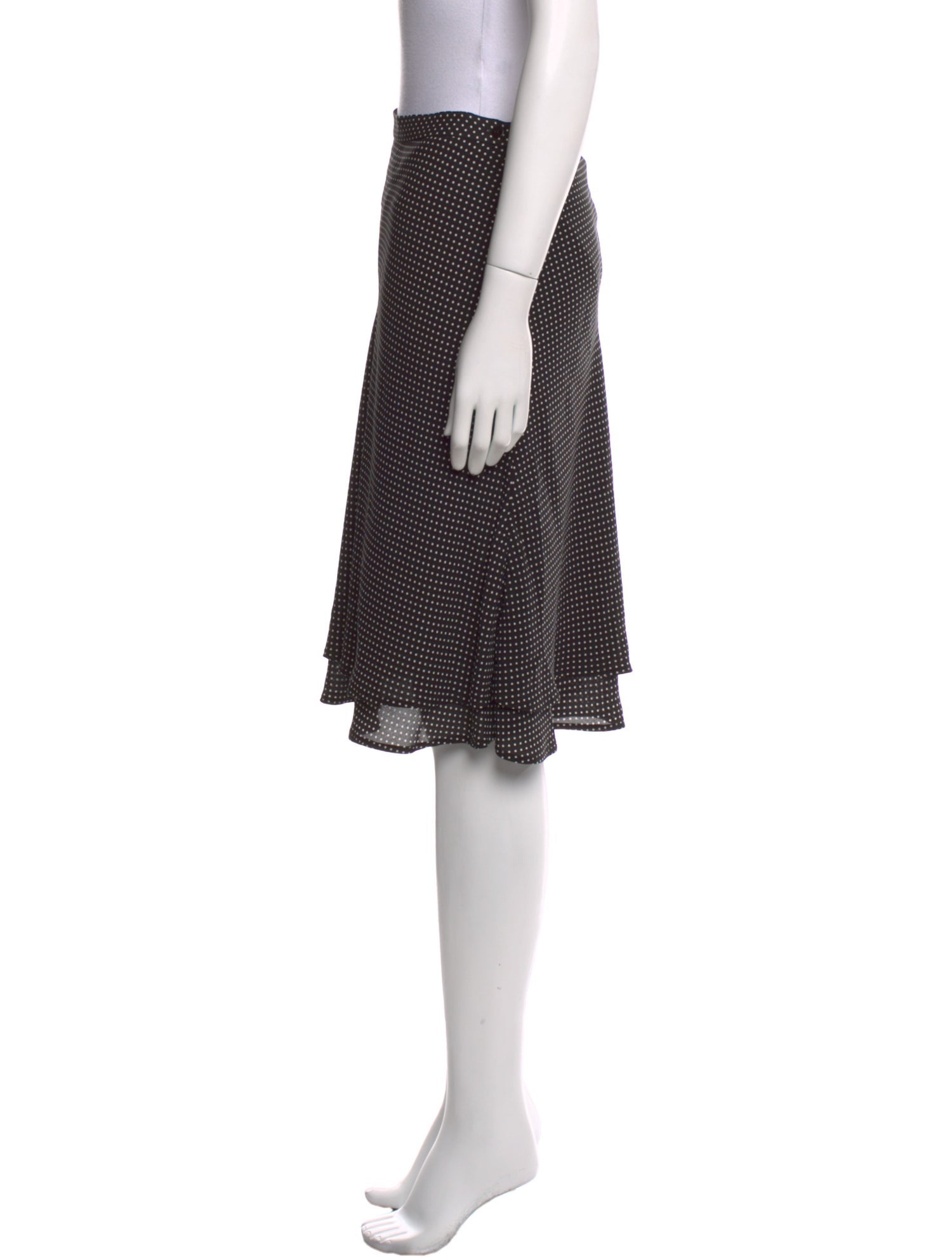 Neiman Marcus Silk Knee-Length Skirt