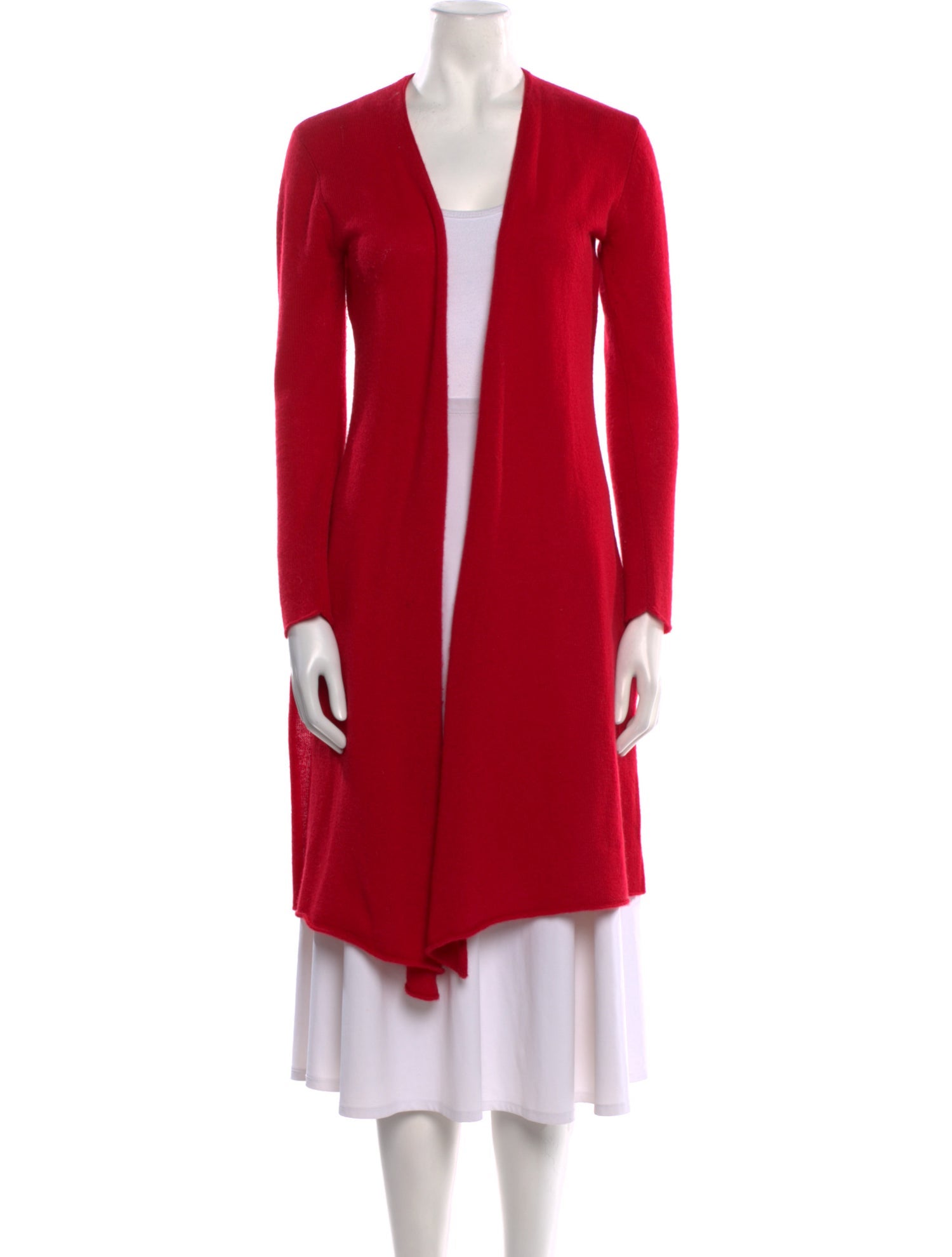 Neiman Marcus Cashmere Open Front Sweater