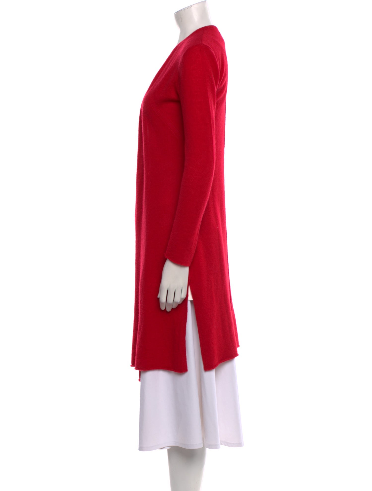 Neiman Marcus Cashmere Open Front Sweater