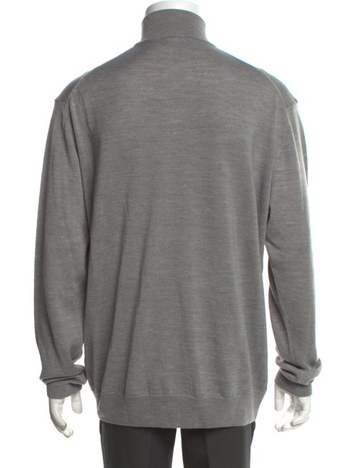 Neiman Marcus Mock Neck Long Sleeve Pullover