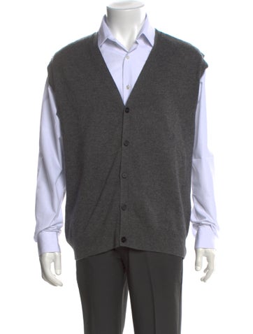 Neiman Marcus Sweaters Cashmere V-Neck Sweater Vest XL