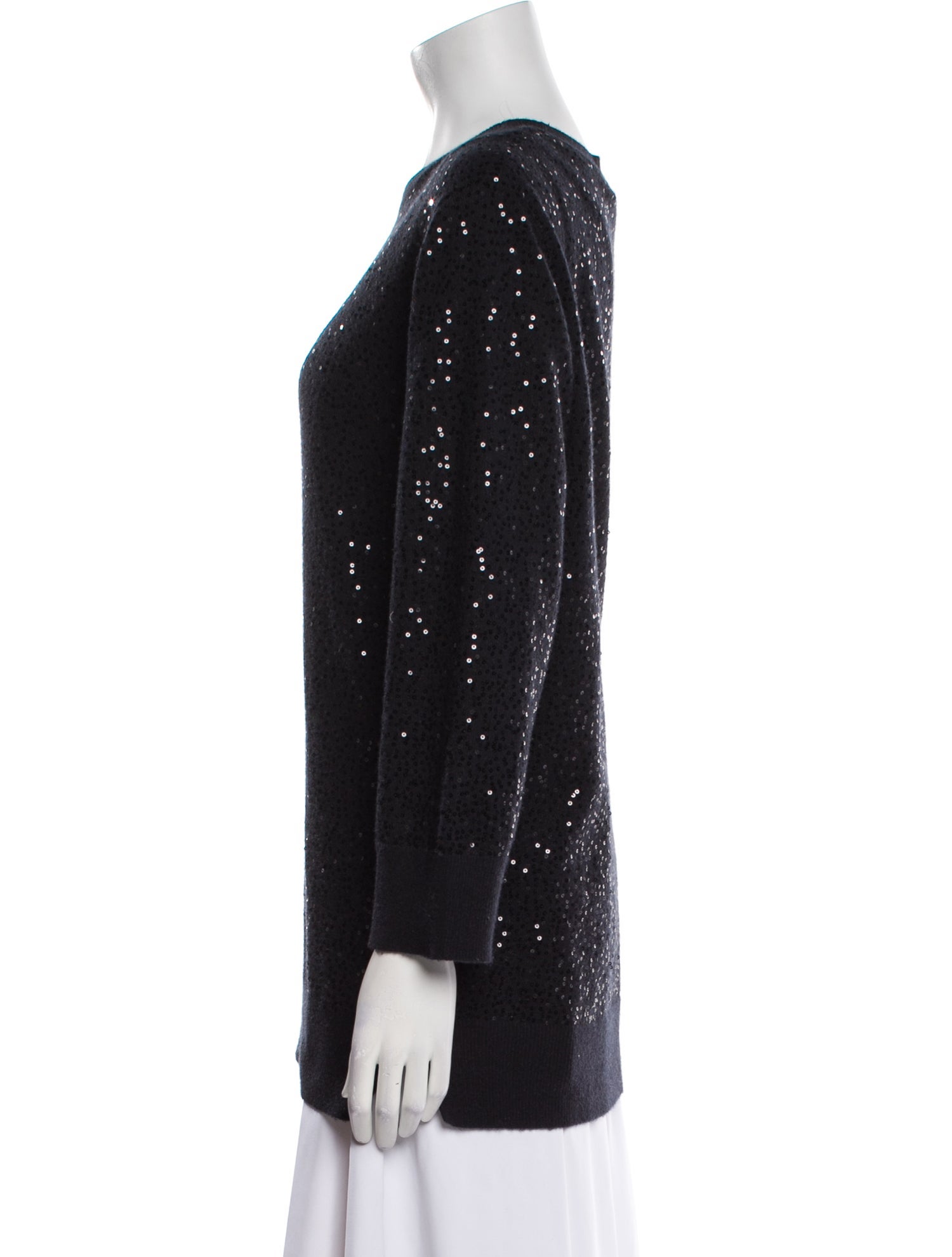 Neiman Marcus Cashmere Crew Neck Sweater