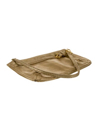 Neiman Marcus Leather Top Handle Bag