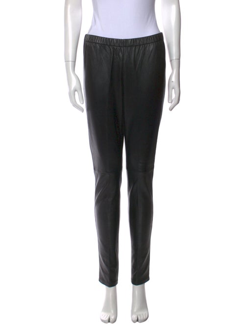Neiman Marcus Leather Skinny Leg Pants