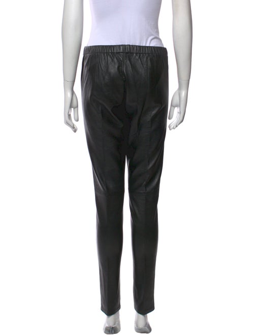 Neiman Marcus Leather Skinny Leg Pants