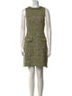Neiman Marcus Tweed Pattern Mini Dress