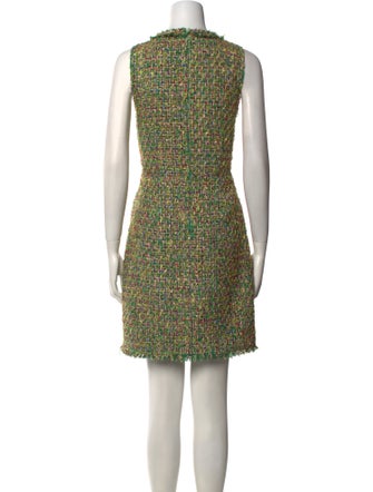Neiman Marcus Tweed Pattern Mini Dress