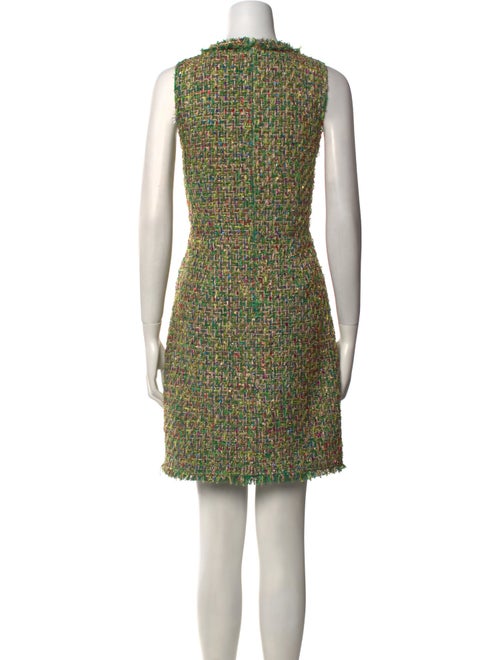 Neiman Marcus Tweed Pattern Mini Dress