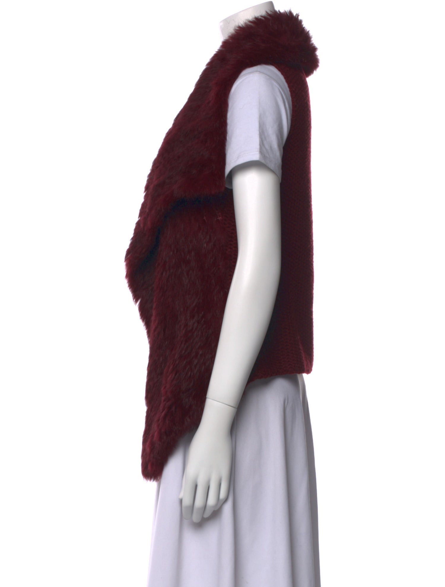 Neiman Marcus Fur Mock Neck Sweater