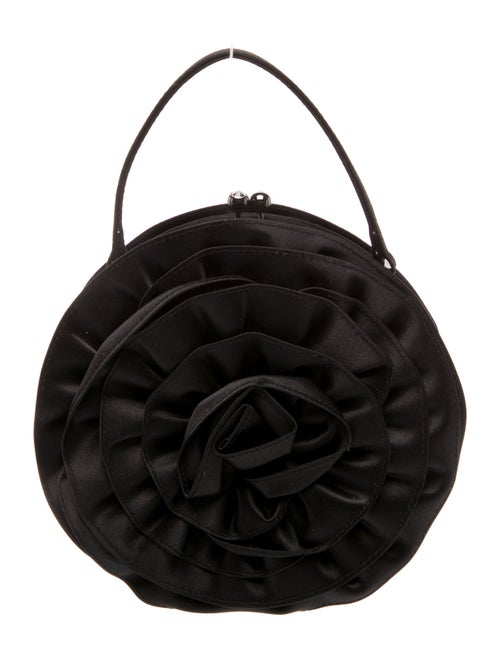 Neiman Marcus Satin Top Handle Bag