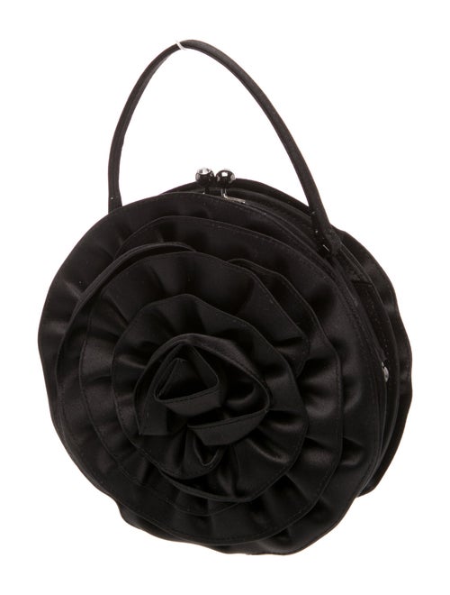 Neiman Marcus Satin Top Handle Bag