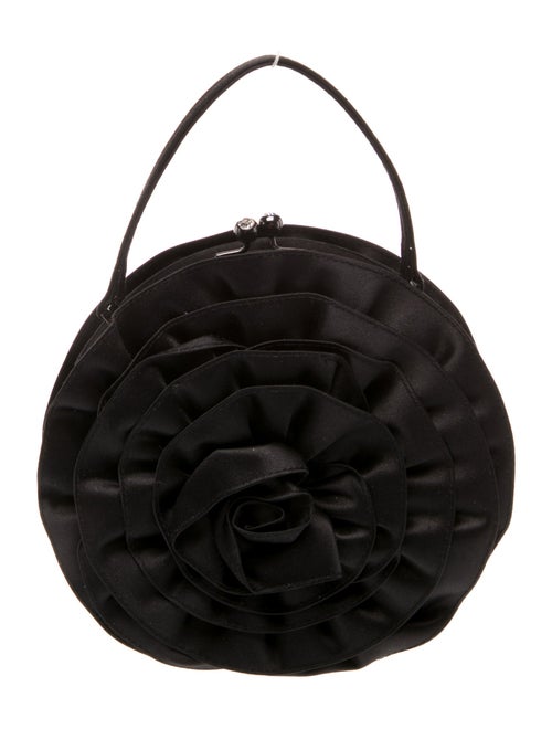 Neiman Marcus Satin Top Handle Bag