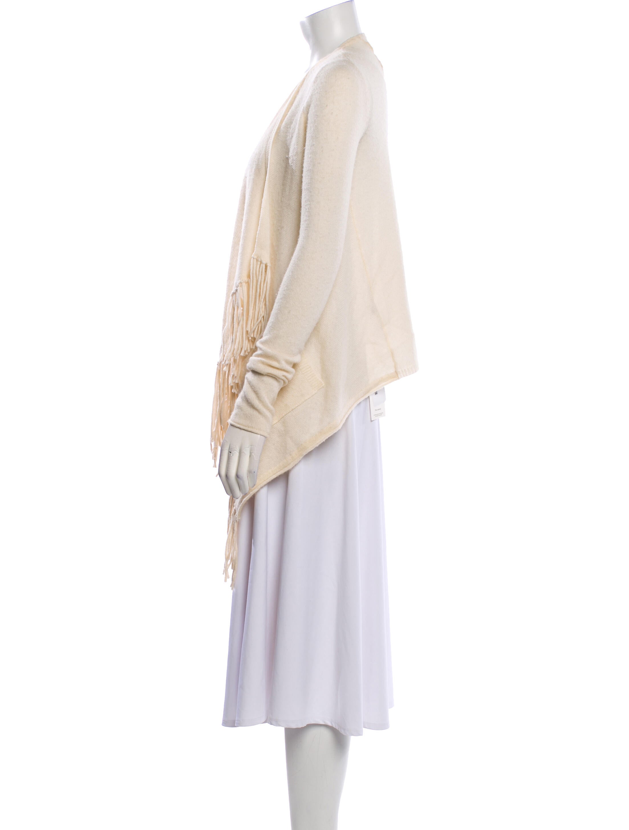 Neiman Marcus Cashmere Open Front Sweater