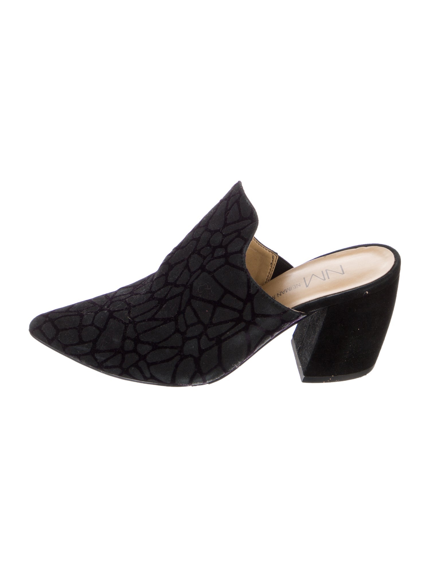 Neiman Marcus Suede Mules