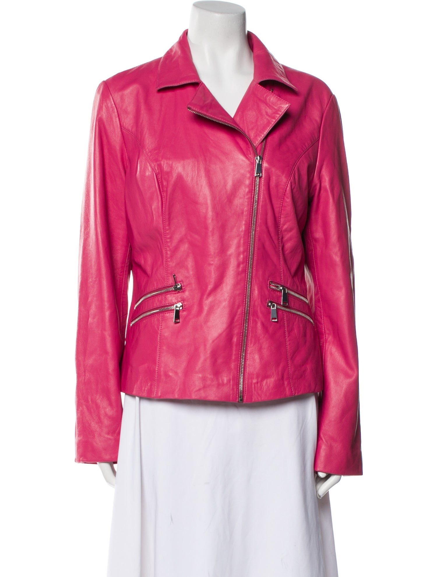 Neiman Marcus Leather Biker Jacket