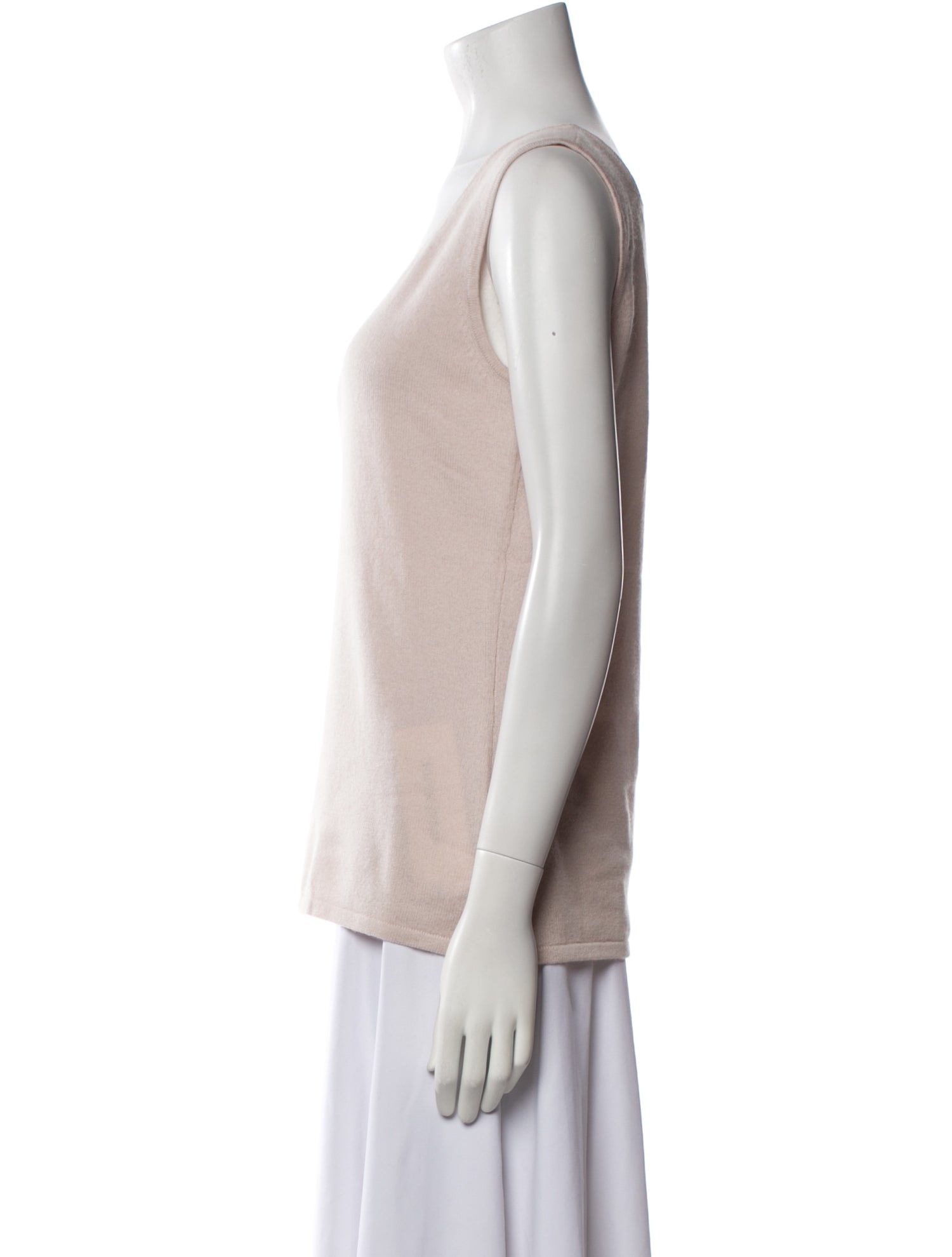 Neiman Marcus Cashmere Scoop Neck Top