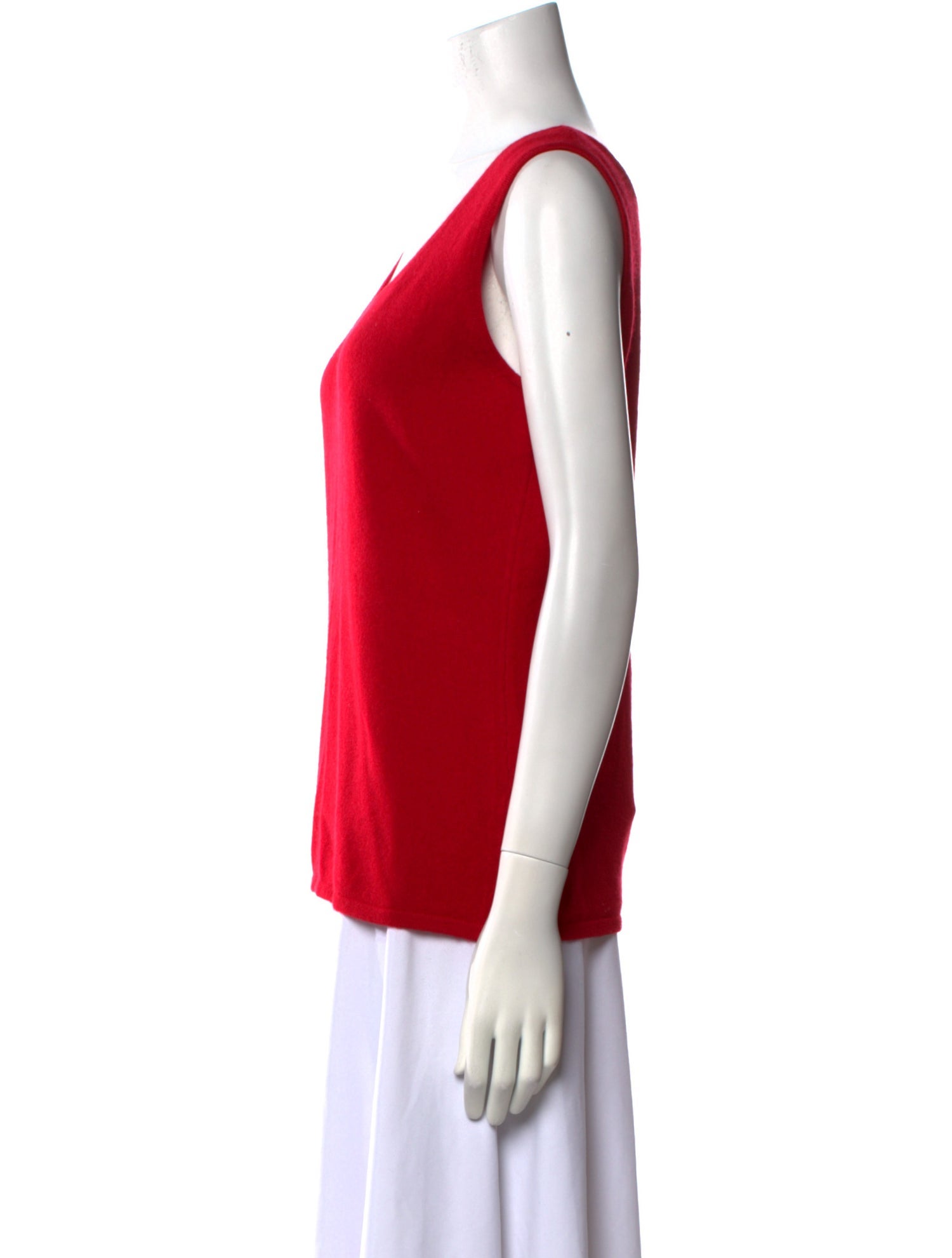 Neiman Marcus Cashmere Scoop Neck Top