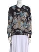 Neiman Marcus Cashmere Printed Sweater