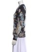 Neiman Marcus Cashmere Printed Sweater