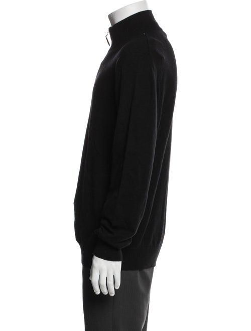 Neiman Marcus Cashmere Turtleneck Polo Sweater