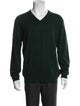 Neiman Marcus Cashmere V-Neck Pullover