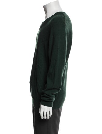 Neiman Marcus Cashmere V-Neck Pullover