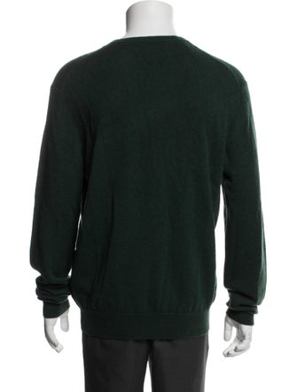 Neiman Marcus Cashmere V-Neck Pullover