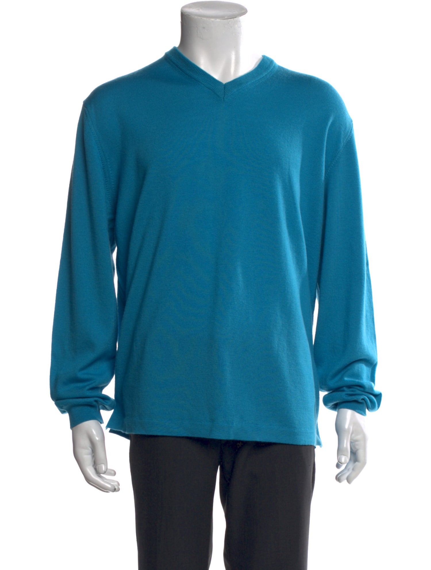 Neiman Marcus Merino Wool V-Neck Cardigan