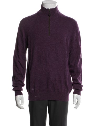 Neiman Marcus Sweaters Cashmere Turtleneck Polo Sweater L