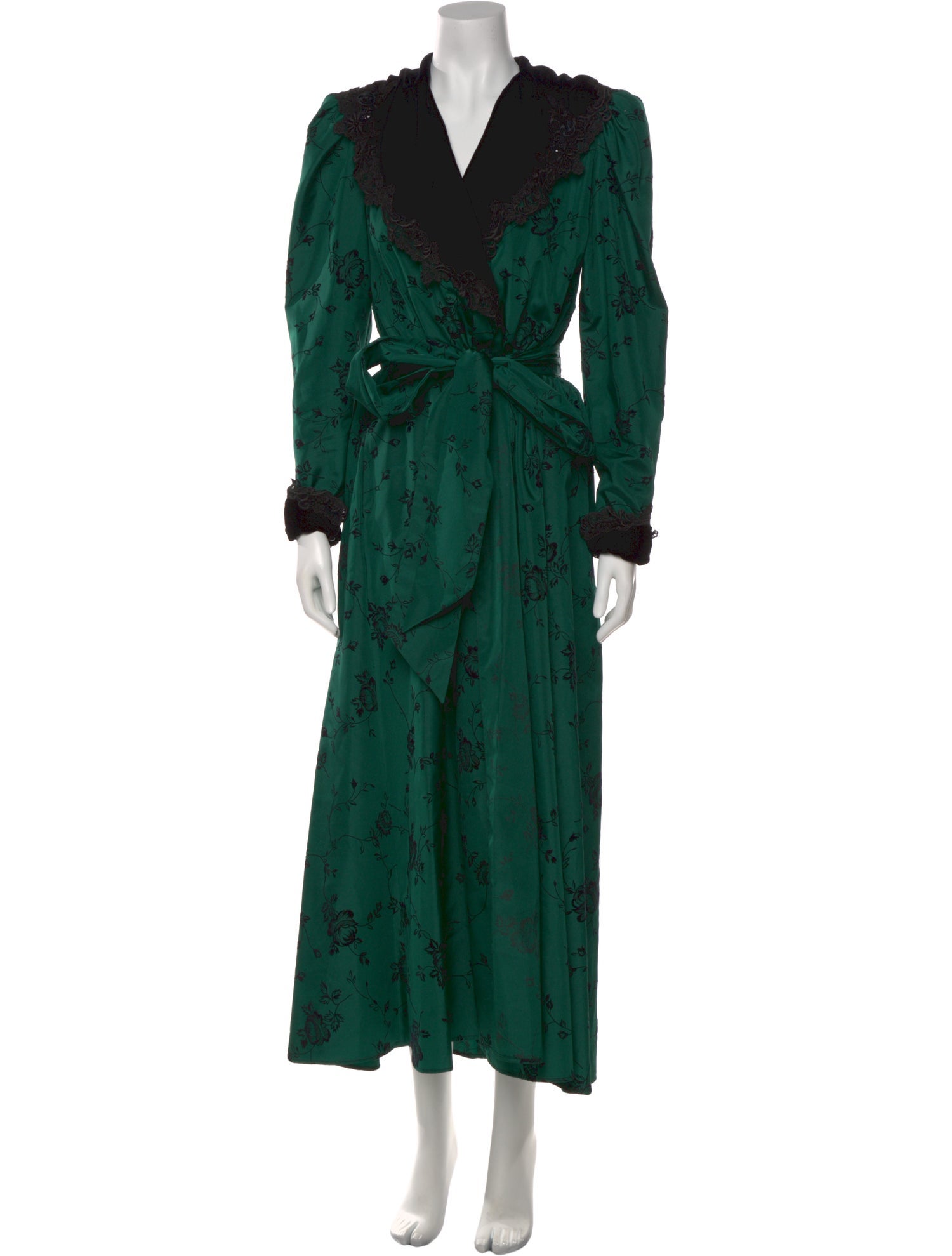 Neiman Marcus Floral Print Long Dress